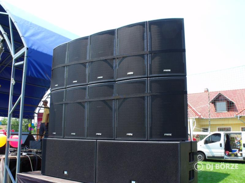 Hangosítás minden alkalomra 500W-50.000W-ig (fesztivál, koncert, falunap,lakodalom,céges party stb.)