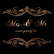 Projektoros kivetítés, monogram, logó, név kivetítés esküvőre rendezvényre