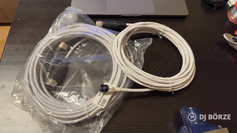 Neutrik NKE6S CAT6 szerelt kábelek