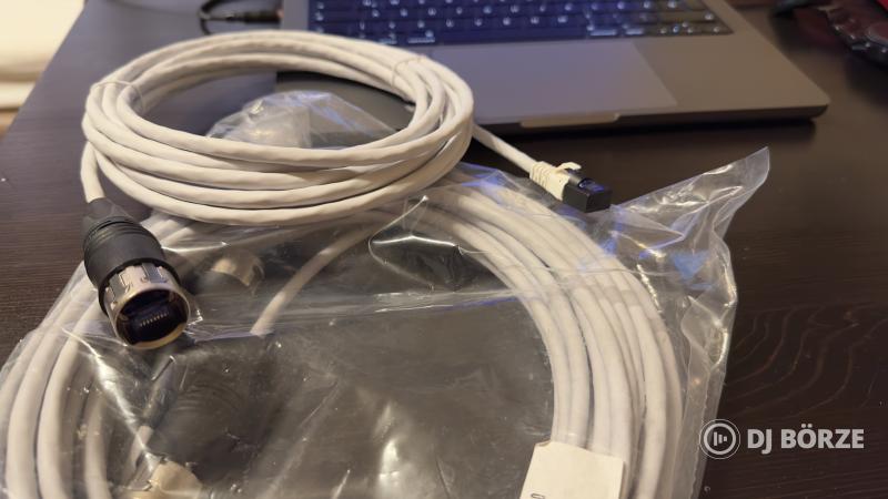 Neutrik NKE6S CAT6 szerelt kábelek