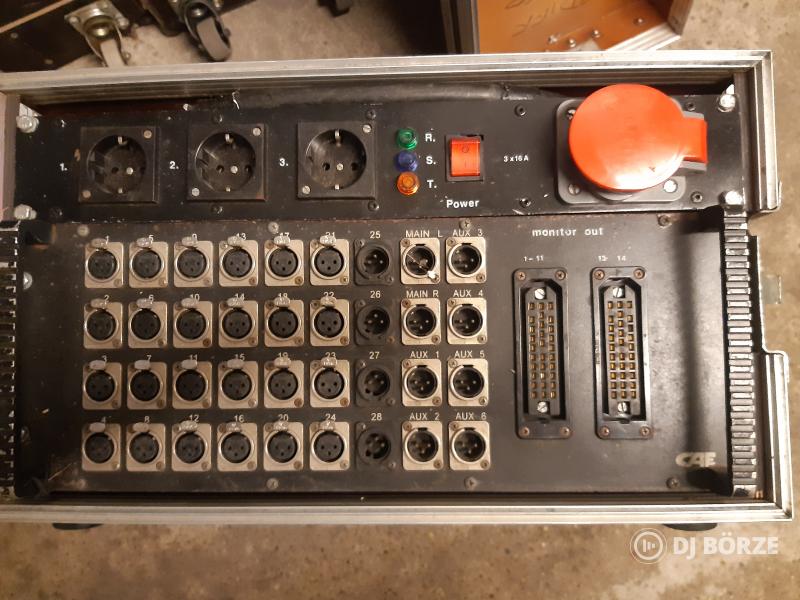24/8 ch multicore + powerblank konténerben eladó!