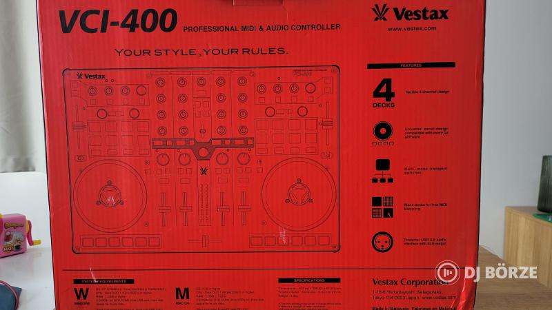 Vestax VCI-400 DJ MIDI kontroller/keverő