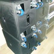 Retegelt lemez bassreflex hangfalak 4 db Adam Hall