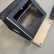 PC DMX vezérlőhöz üres rack