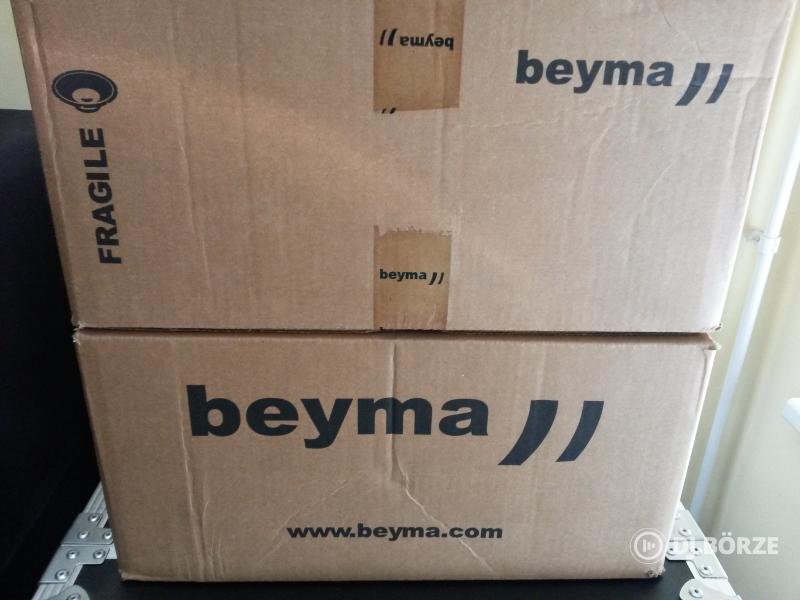 beyma SUB 2 db bassreflex hangfal Új beyma hangszórókkal