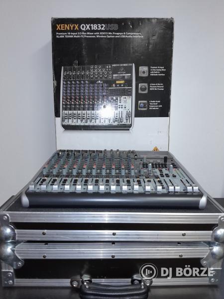 Behringer Xenyx QX1832USB + gyári Thomann rack
