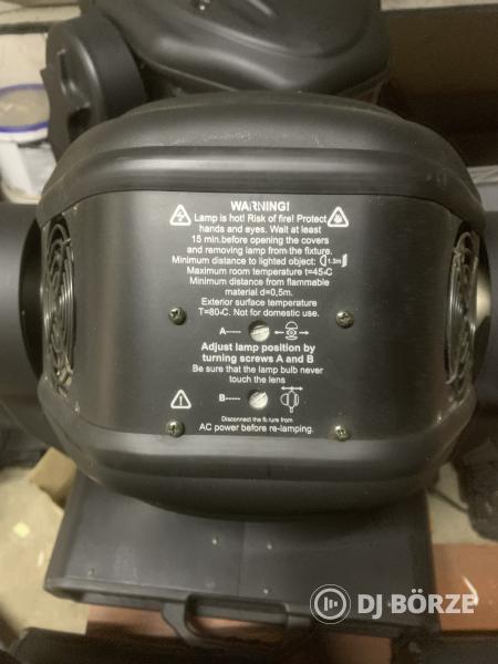 Robotlámpa 250W. 5Star Spica 4 db + DMX vezérlő