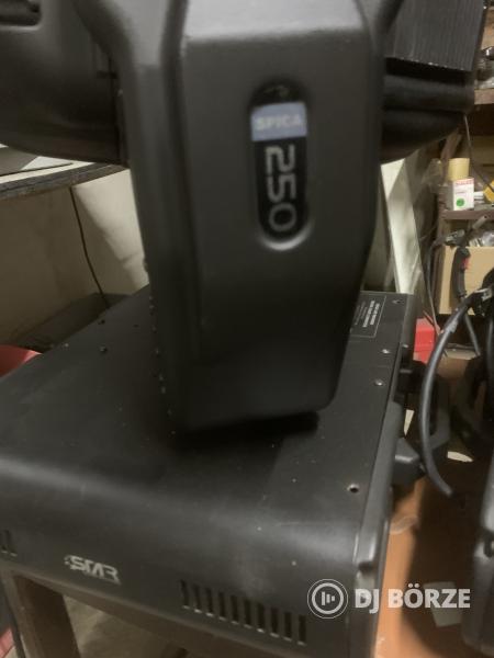 Robotlámpa 250W. 5Star Spica 4 db + DMX vezérlő