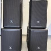 JBL PRX 915 és 915 XLF egyben a szett, 4 alkalommal használt