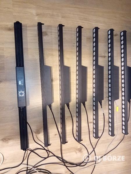 Saját videó!2db van! Led bar 24x3w RGB (beszámítás is) 98cm Szeged - Győr