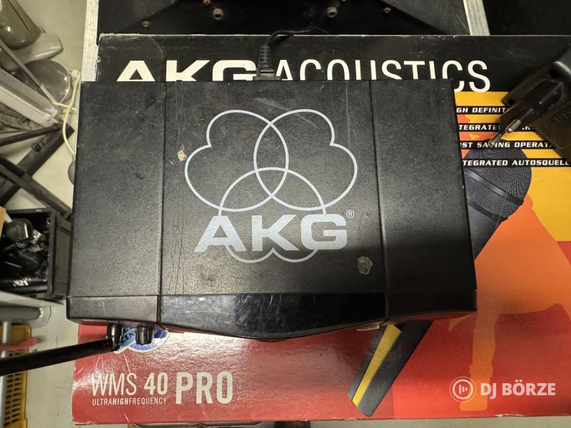 AKG vezeték nélküli mikrofon SR40 S vevő + HT 40 PRO kéziadó