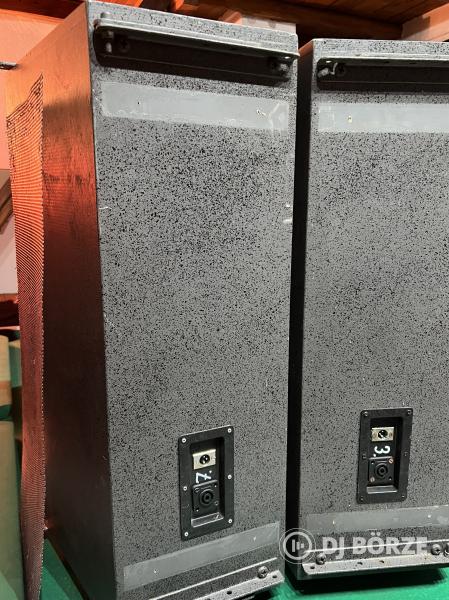 Line array topládák 2x12” + tölcsér