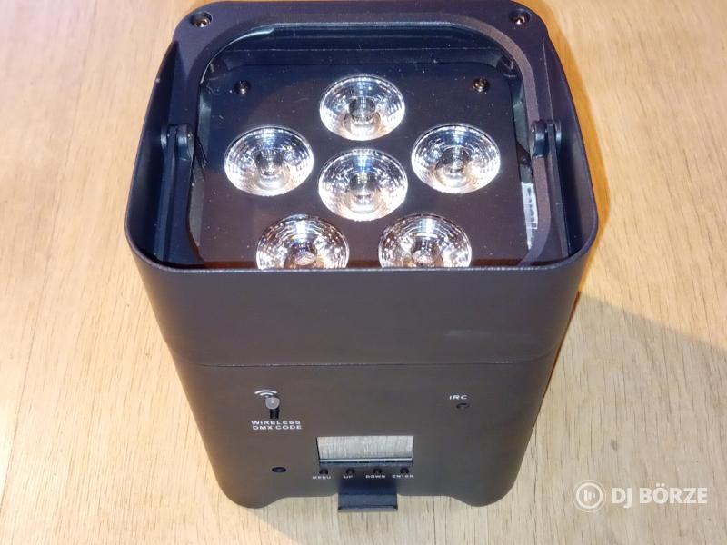 10db van!Akkus 6x18w rgbwa uv(beszámítás is)Bp.- Szeged!(Régi retró fényeket is beszámítok)