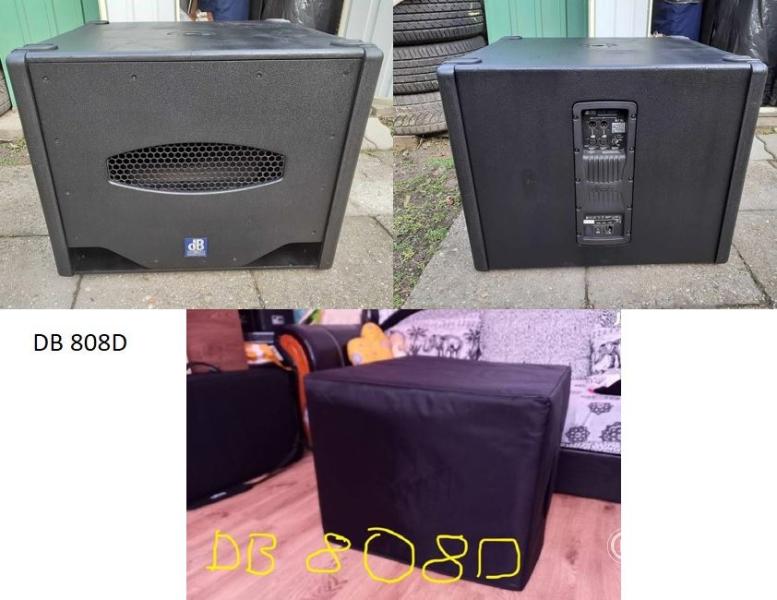 Mackie SRM 650, DB Technologies CROMO, 808D, 915DX, 512DX , 405, + tokok