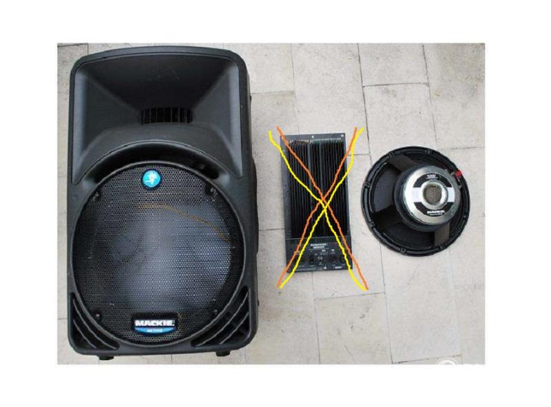 Mackie SRM 650, DB Technologies CROMO, 808D, 915DX, 512DX , 405, + tokok