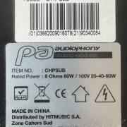 Audiophony Premium SUB hangfal, mennyezetbe is süllyeszthető, Új