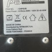 Audiophony Premium SUB hangfal, mennyezetbe is süllyeszthető, Új