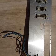 Fény csatlakozósor rackből kiszerelve