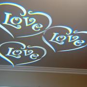 1db van!FTS Moving Head 90W Robotlámpa Beszámítás is) Speciális téma a gobóknál: Esküvő, karácsony