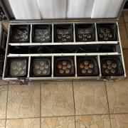 Akkumulátoros RGBWA-UV lámpa