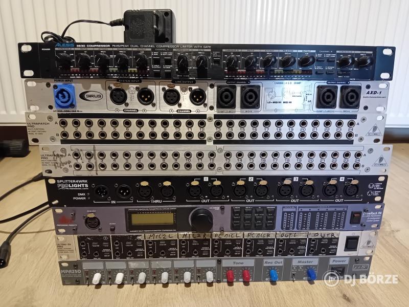 Hangrendszer kellékek, limiter, di box, rendszerproci stb... Orosháza- Bp.
