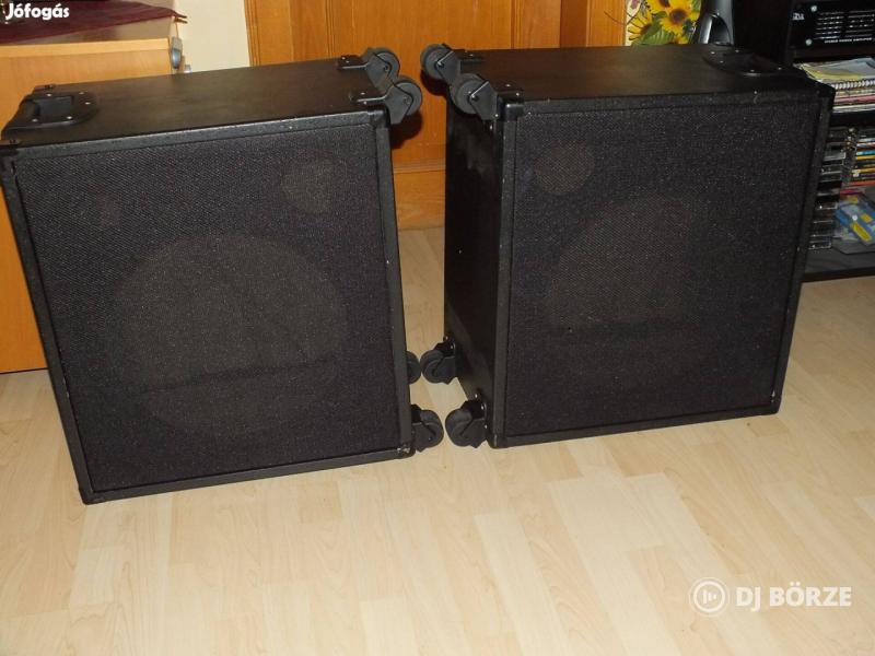 Üres hangfal 15" 2 utas , hangváltóval.