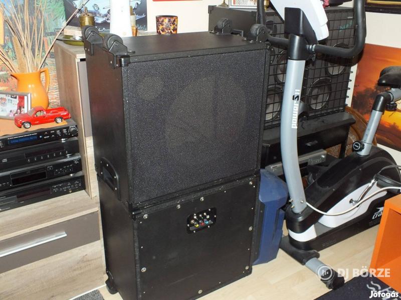 Üres hangfal 15" 2 utas , hangváltóval.