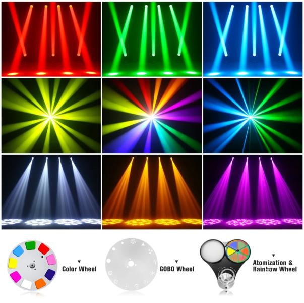 Eladó számlával, garanciával, új 150 watt beam&spot robotlámpák rackekkel
