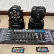 2db van! RGBW LED WASH távirányítóval