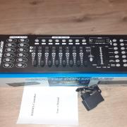 Utolsó!Dmx 512 Vezérlő (gyári leírással ) robothoz, par lámpához, scannerhez stb.