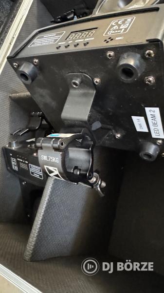 4db FTS LED BEAM 60W-os robotlámpa+rackláda