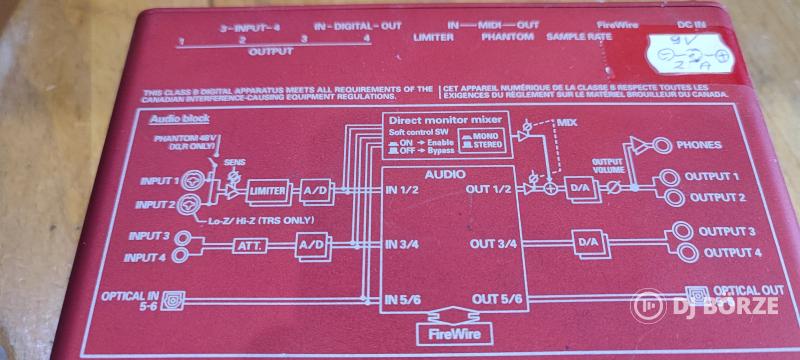 Edirol FA-66 Firewire studió hangkárya