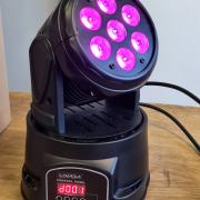 Eladó 4 db bontott, de vadiúj LIXADA LED-es mozgófejes falfestő (PAR) lámpa