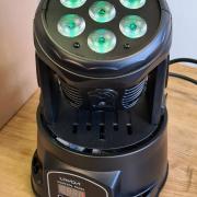 Eladó 4 db bontott, de vadiúj LIXADA LED-es mozgófejes falfestő (PAR) lámpa