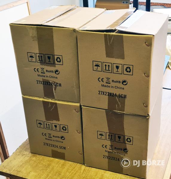 Eladó 4 db bontott, de vadiúj LIXADA LED-es mozgófejes falfestő (PAR) lámpa