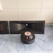 JBL 2426-es driverek, 2370-es tölcsérek.
