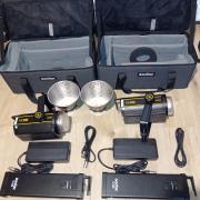 2db Godox VL300 (beszámítás is)  (új ára:342.000ft/db)