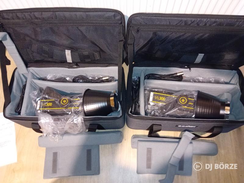 2db Godox VL300 (beszámítás is)  (új ára:342.000ft/db)