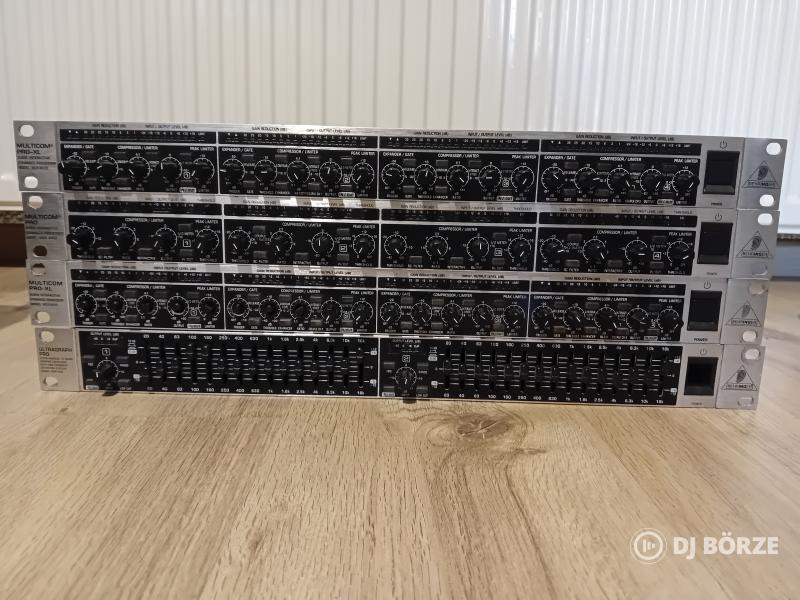 2db Behringer MDX4600, Behringer MDX4400, Behringer FBQ1502 (beszámítás is)
