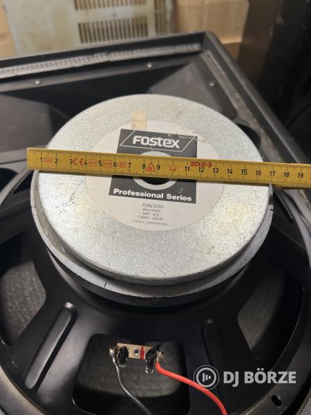 Bell, Fostex V3, 250W RMS, 15", 8 ohm topláda pár, hangfal pár + ajándék