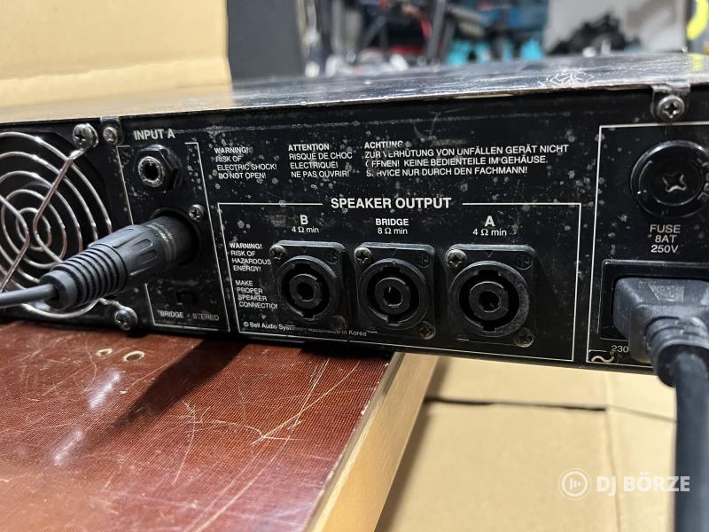 Bell Audio Psx-6022C végfok, 2x500W 4 ohm, bridge mód