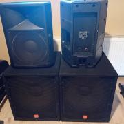 Jbl jrx 118s pár, Rh sound Rh12/2/400p, Fbt Subline 15s , Elder audio RS 10pár (beszámítás is)