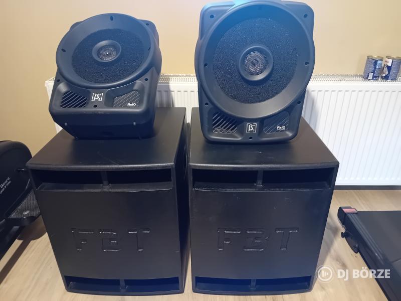 Jbl jrx 118s pár, Rh sound Rh12/2/400p, Fbt Subline 15s , Elder audio RS 10pár (beszámítás is)