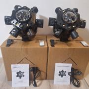 Eladó 2 db új 6 karú forgófejű 6 in 1 robotlámpa: