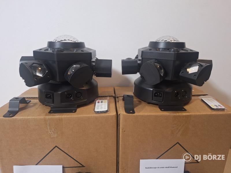 Eladó 2 db új 6 karú forgófejű 6 in 1 robotlámpa: