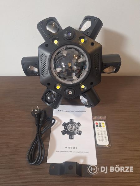 Eladó 2 db új 6 karú forgófejű 6 in 1 robotlámpa: