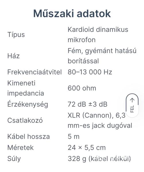 TREVI DYNAMIC MICROPHONE