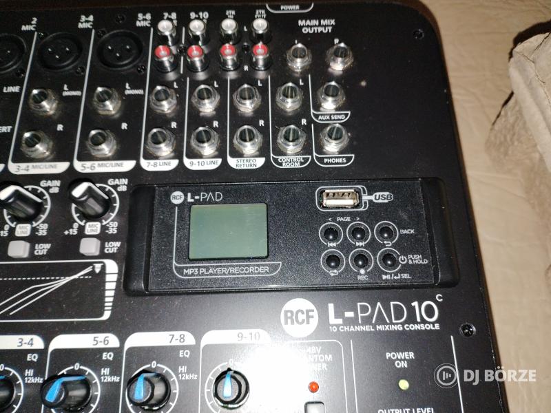 RCF l-pad 10 keverő