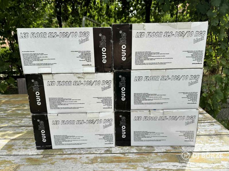 Eladó 4 db Eurolite LED FLOOR SLS-183/10 RGB LED Lámpa