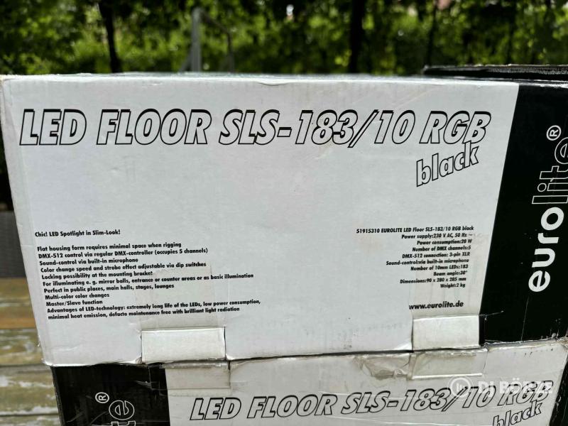 Eladó 4 db Eurolite LED FLOOR SLS-183/10 RGB LED Lámpa